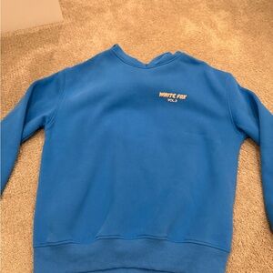 White Fox Boutique Blue Sweatshirt